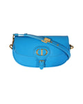 Christian Dior Blue Leather Bobby East West Horizon Bag