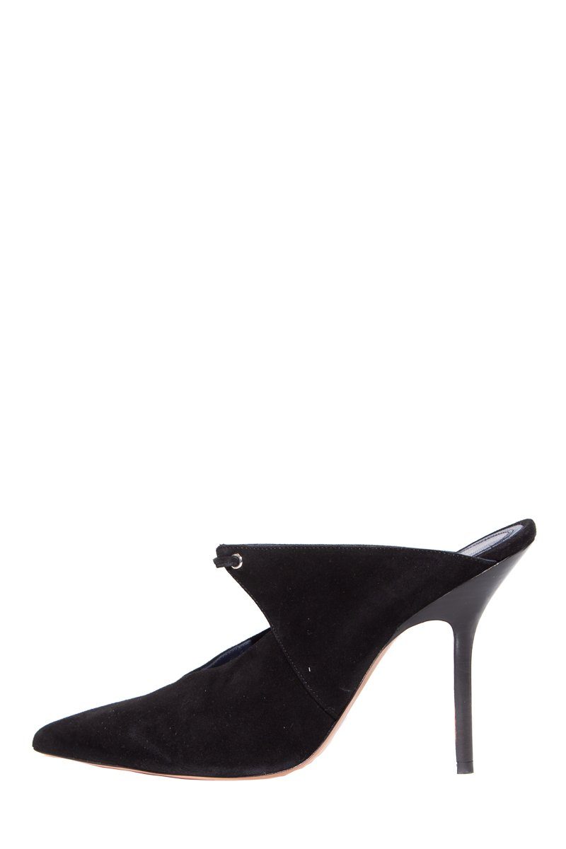 CÃƒÆ’Ã‚Â©line Black Suede Mules SZ 39