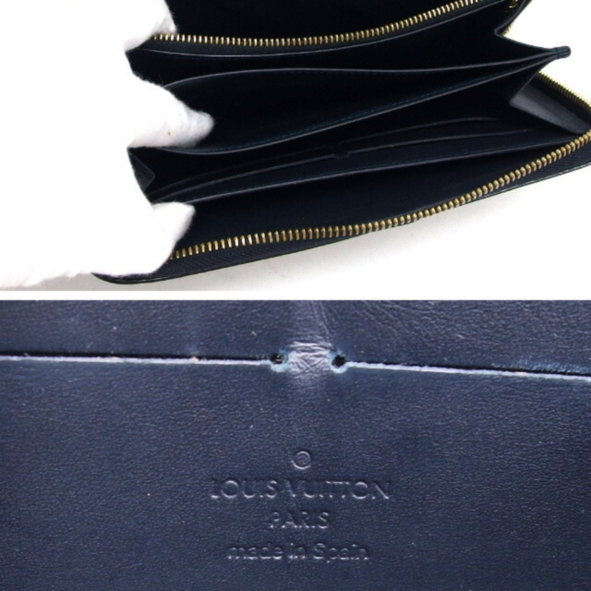Louis Vuitton Zippy Wallet  Patent Leather Wallet  ()
