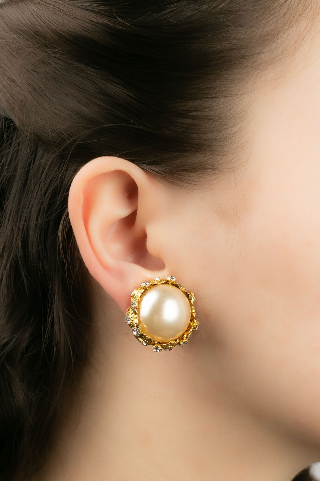 Boucles d'oreilles Chanel ÃƒÆ’Ã‚Â©poque Coco