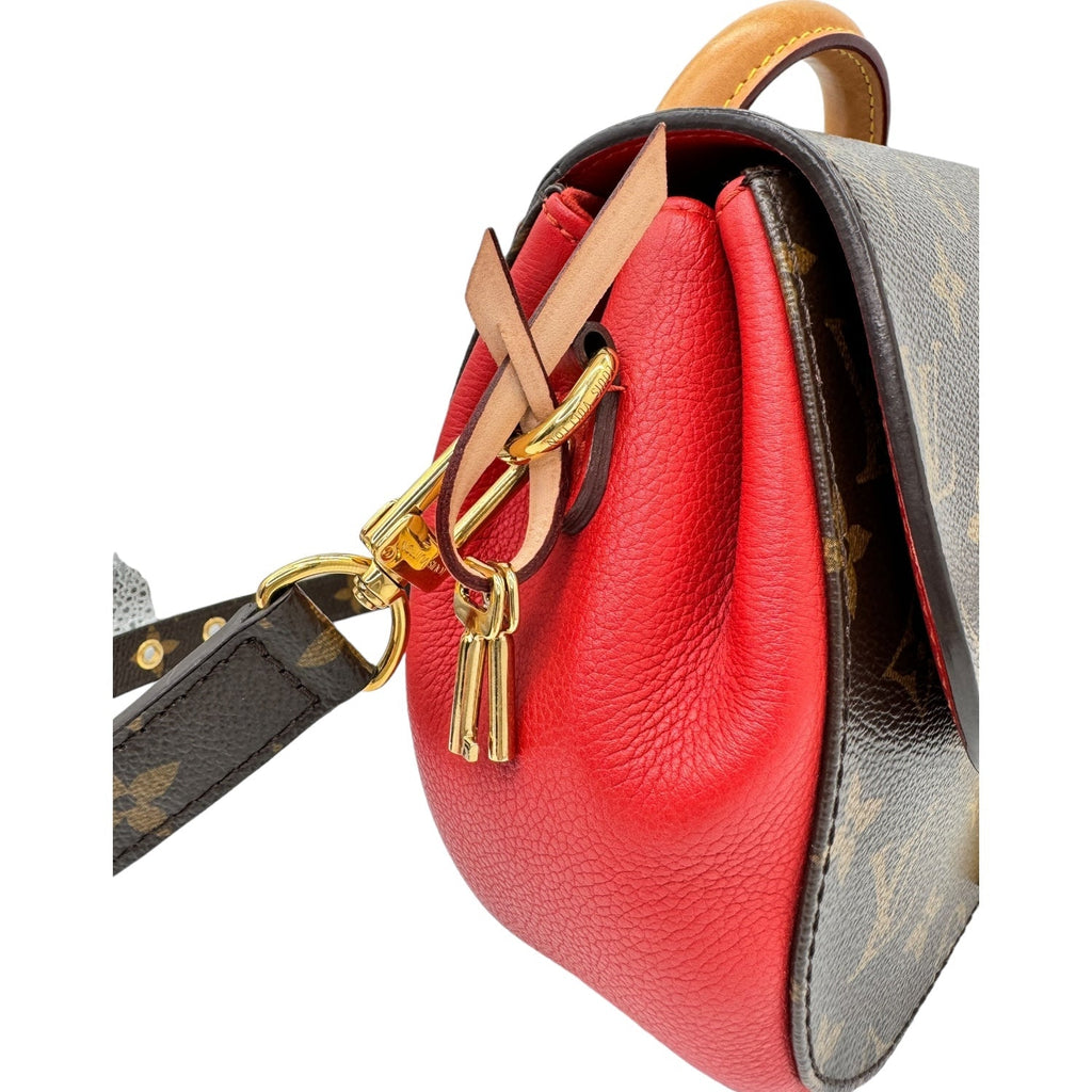 Louis Vuitton Monogram Eden MM Rouge Crossbody Bag