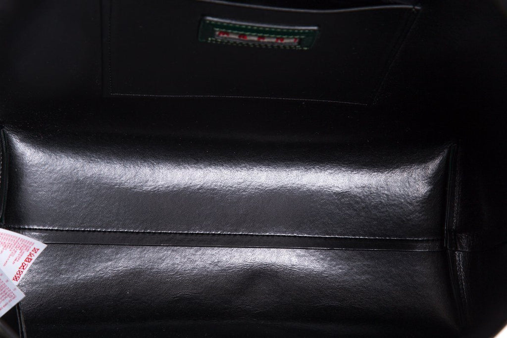 Marni Forest Green Shopping Tote