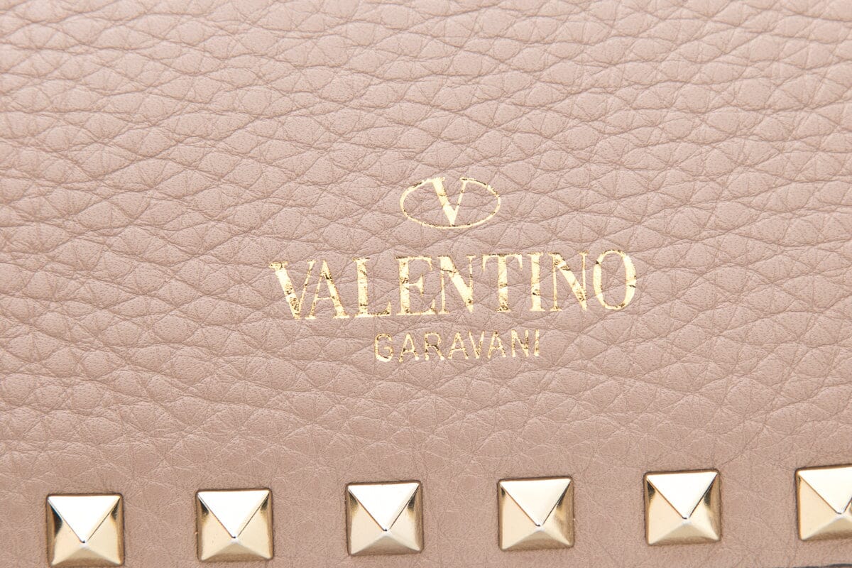 Valentino Garavani Rose Rockstud Flip Lock Messenger Bag