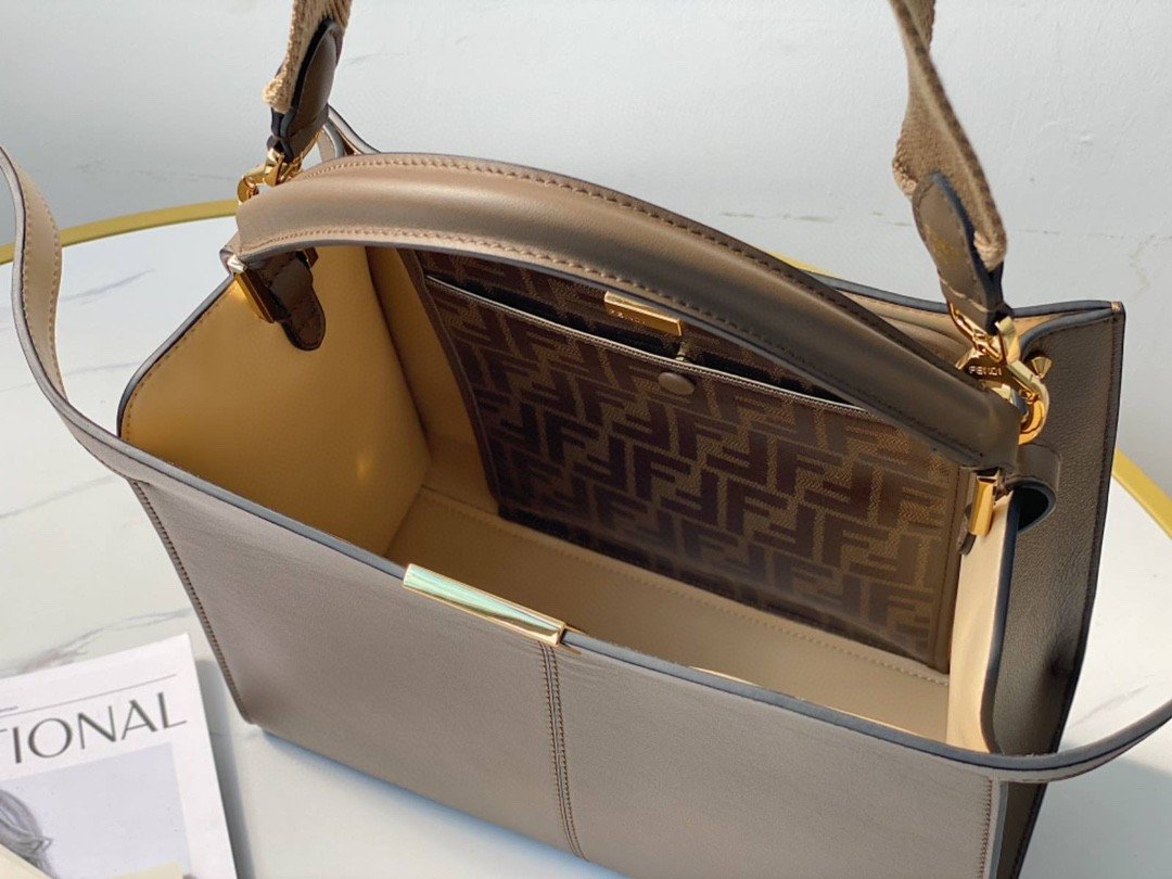 FI GlamI X-Lite Tote MeGLAMIum Light Brown Bag For Woman 30cm/12in