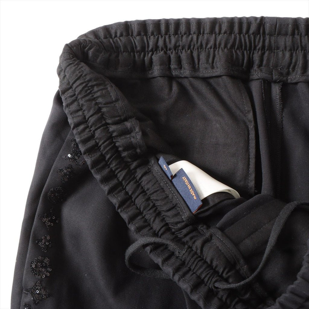 Louis Vuitton 23SS Cotton Pants 40 Mens Black RM231F Monogram Side Line