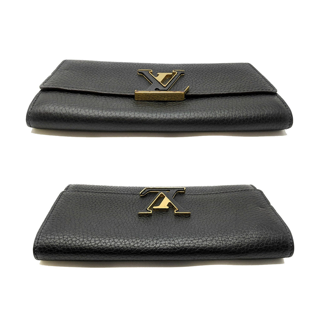 Louis Vuitton 2017 Taurillon Leather Capucines Wallet