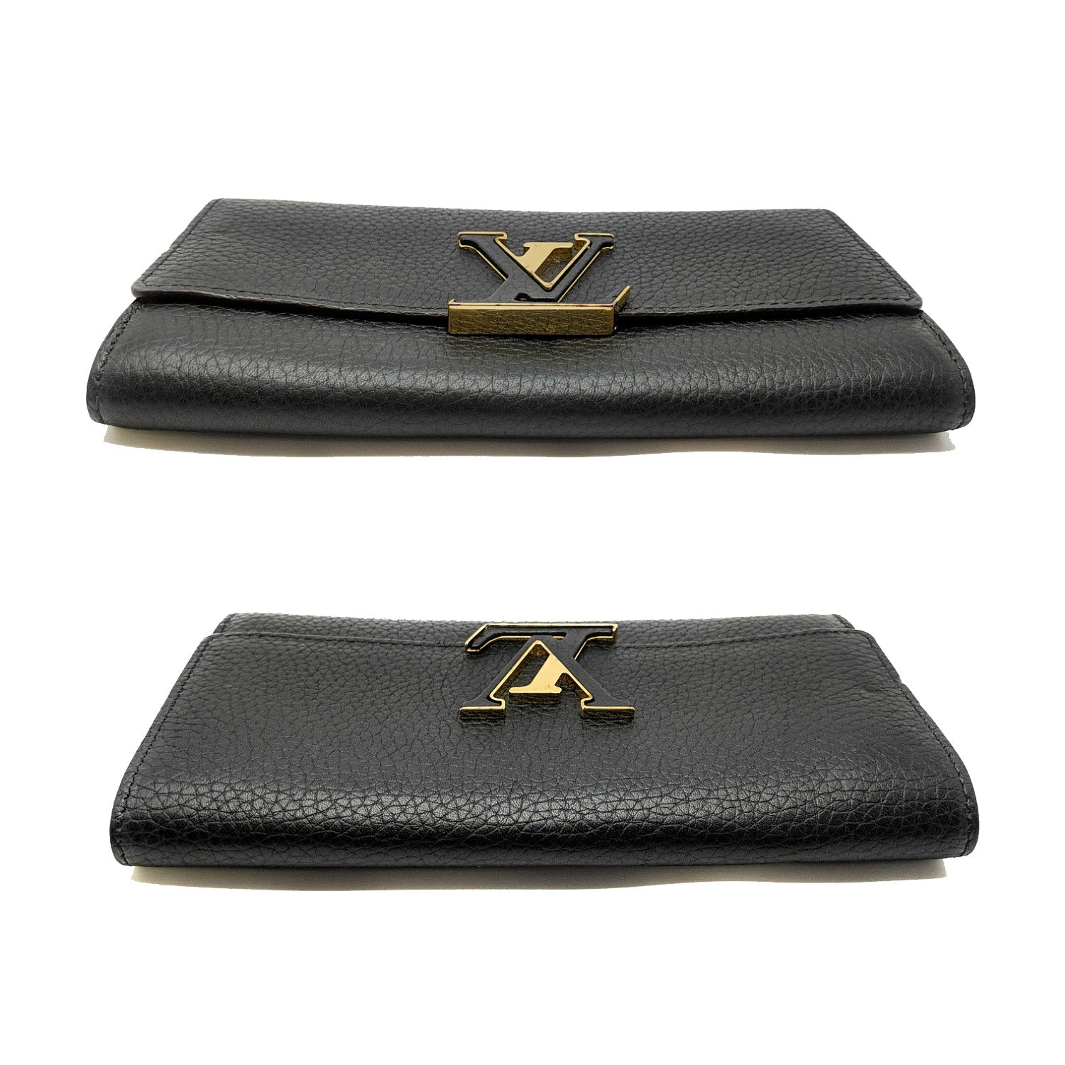 Louis Vuitton 2017 Taurillon Leather Capucines Wallet
