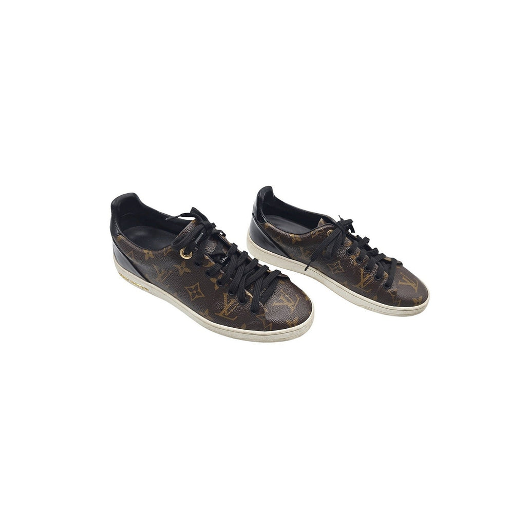 Louis Vuitton Monogram Canvas and Patent Frontrow Sneakers- Sz. 37