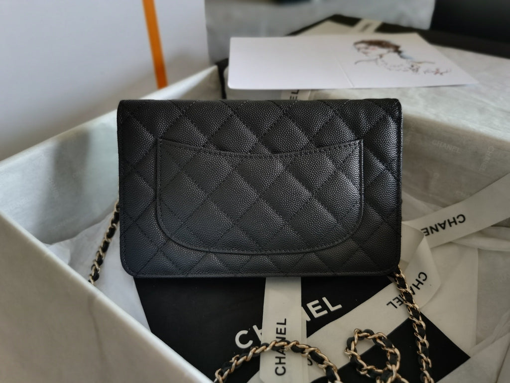 CHLMini GlamIap Bag Black For Women 7.2in/18.5cm