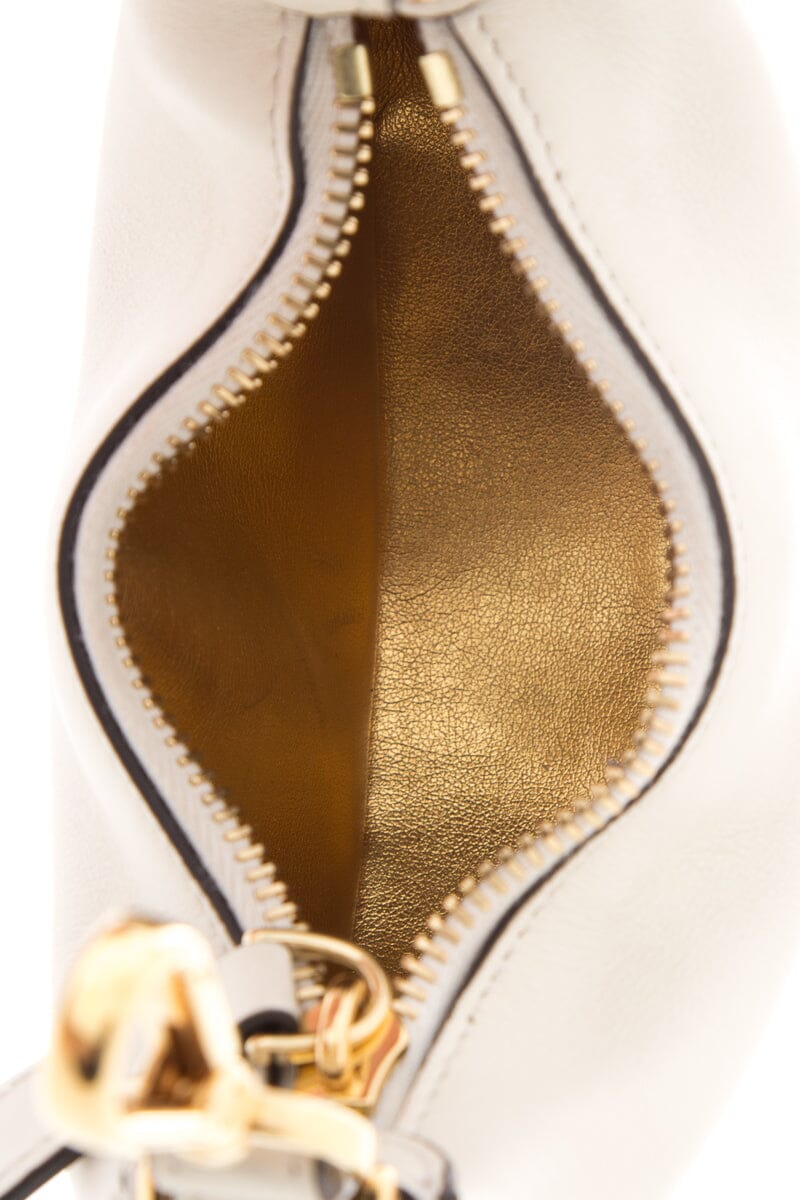 Fendi Cream Nano Fendigraphy Handbag