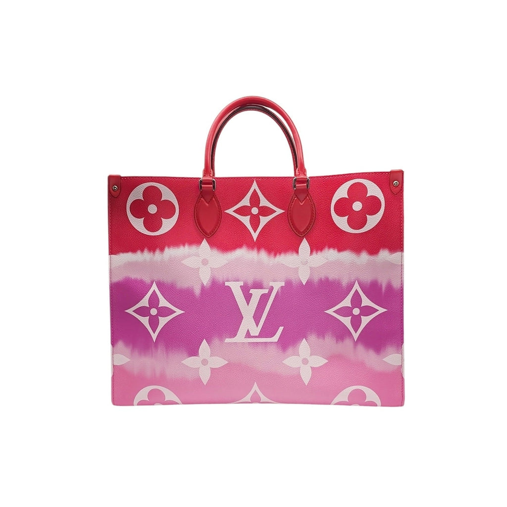 Louis Vuitton Rouge Giant Monogram Escale Onthego GM Tote