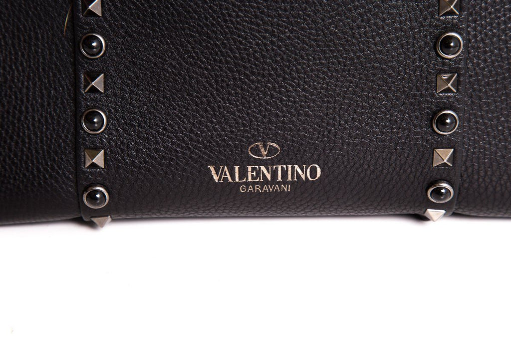 Valentino My Rockstud Rolling Black Handbag