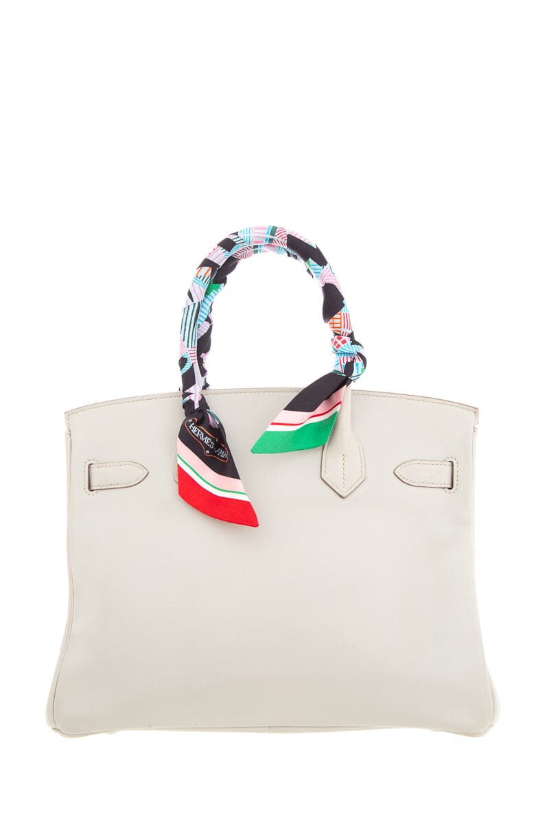 HermÃƒÆ’Ã‚Â¨s 2014 Square R Craie Swift 30 cm Birkin W/ Palladium HW