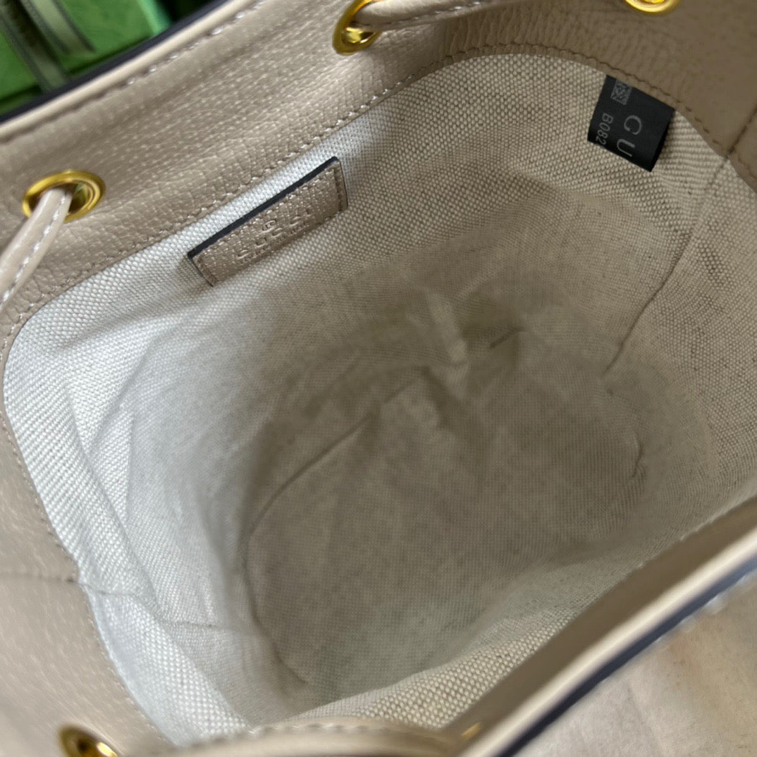 gg Ophidia Mini gg Bucket Bag White For Women, Women’s Bags 7.5in/19cm gg
