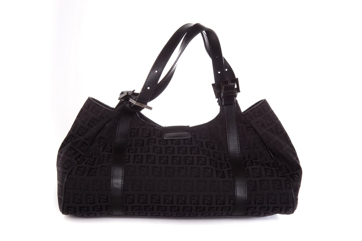 Fendi Black Zucca Handbag
