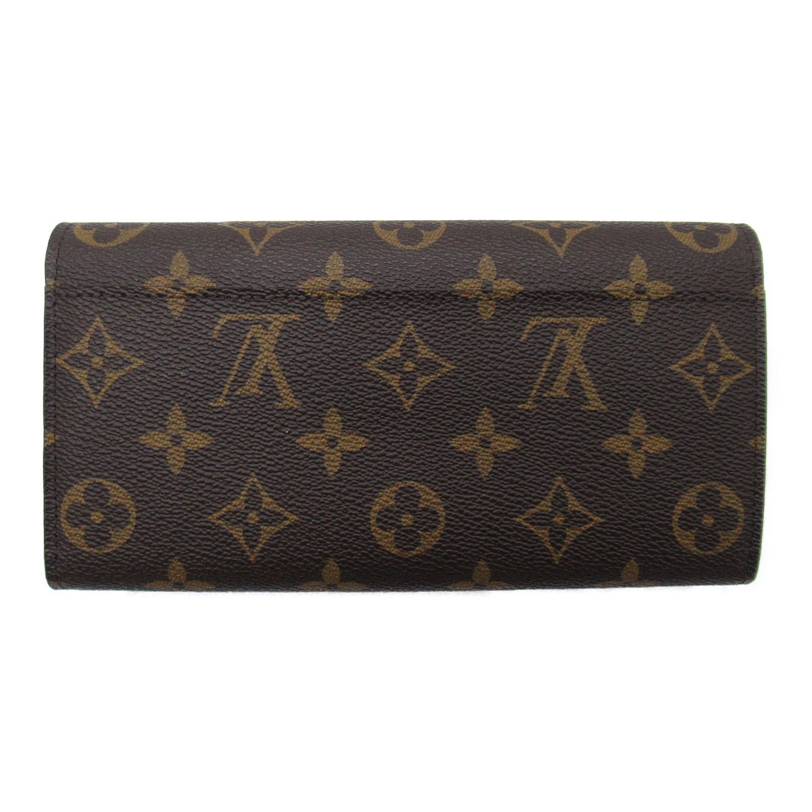 Louis Vuitton Louis Vuitton Portefolio Sarah Double Fold Wallet Wallet PVC Coated Canvas Monogram   Brown M62235