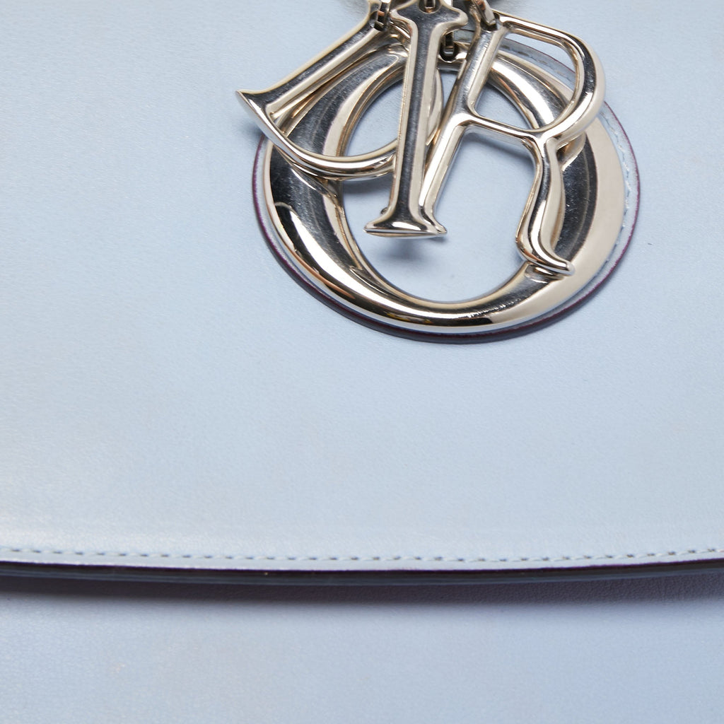 Dior Leather Small Be Dior Flap Top Handle Bag