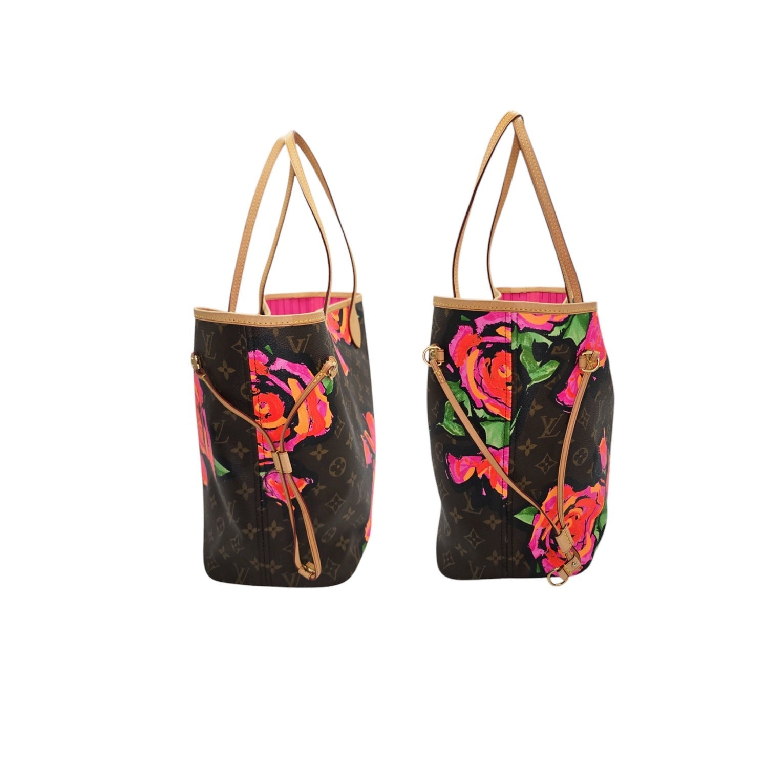 Louis Vuitton Neverfull MM Stephen Sprouse Monogram Roses