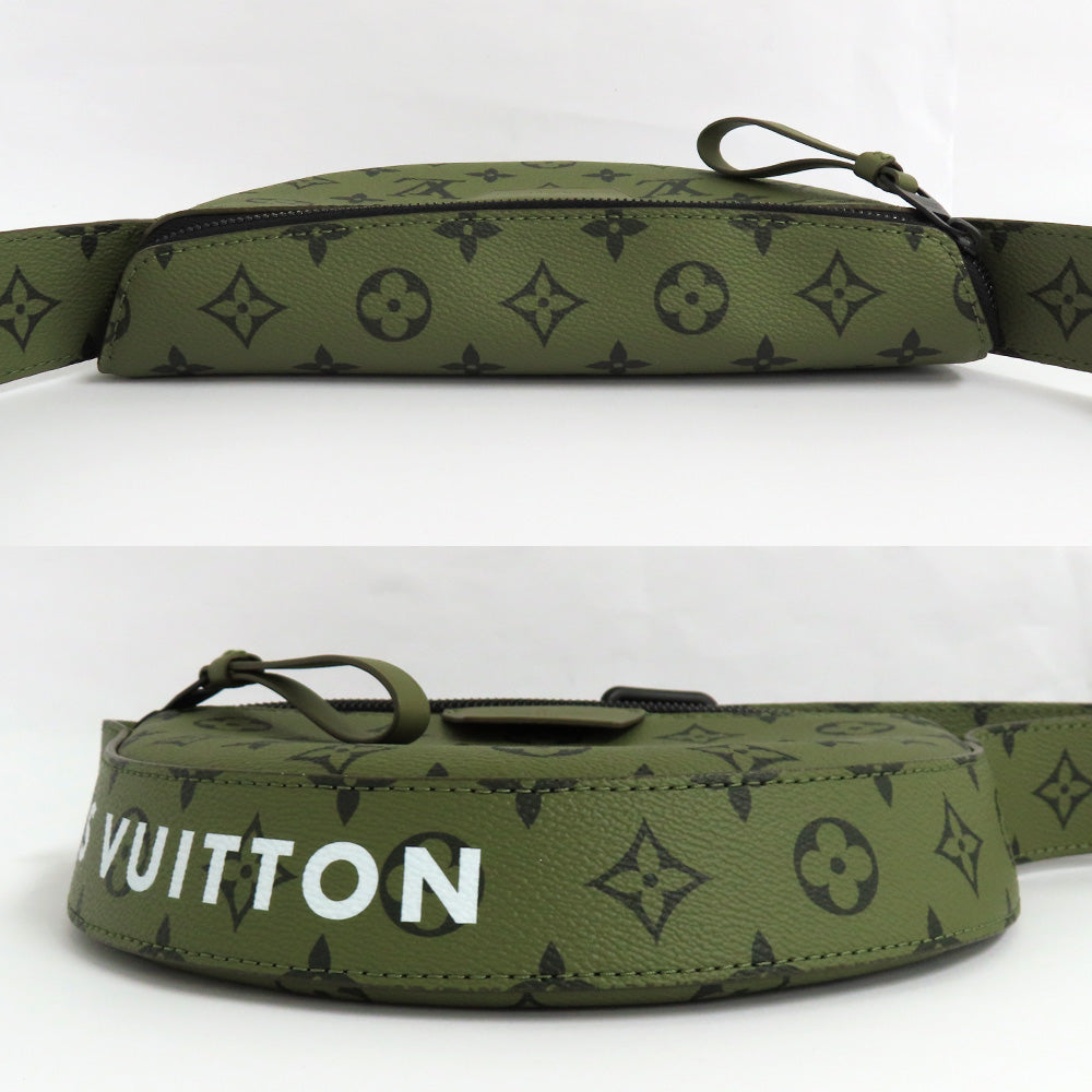 Louis Vuitton LV Moon Crossbody M23838 Monogram Shoulder Bag Curved Curved Red Leather  Unisex