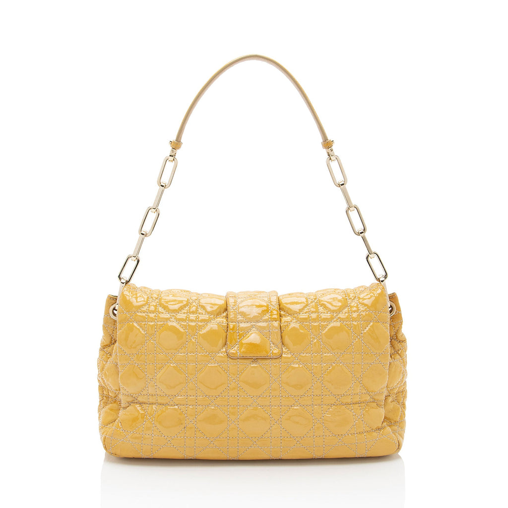 Dior Patent Leather New Lock Flap Bag