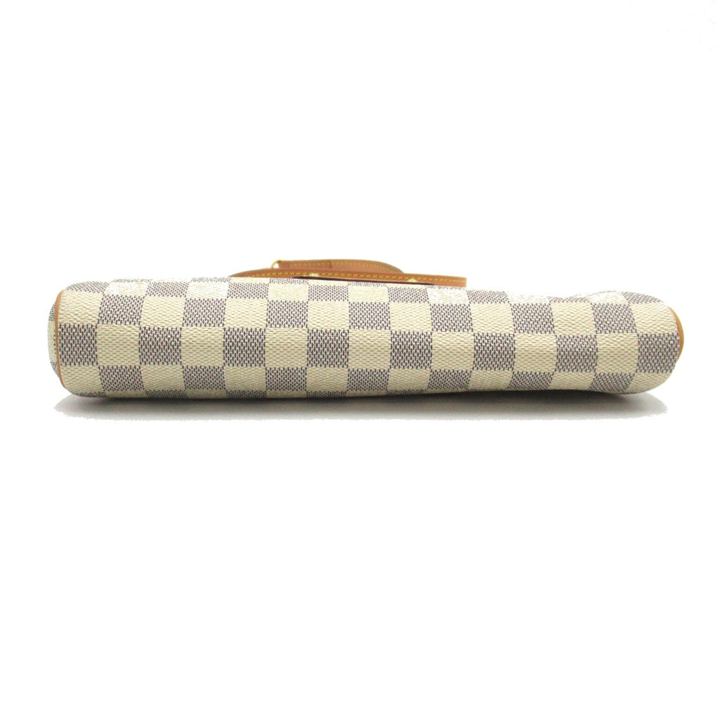 Louis Vuitton Eva 2w Shoulder Bag PVC Coated Canvas Damier Azur  Ivory N55214