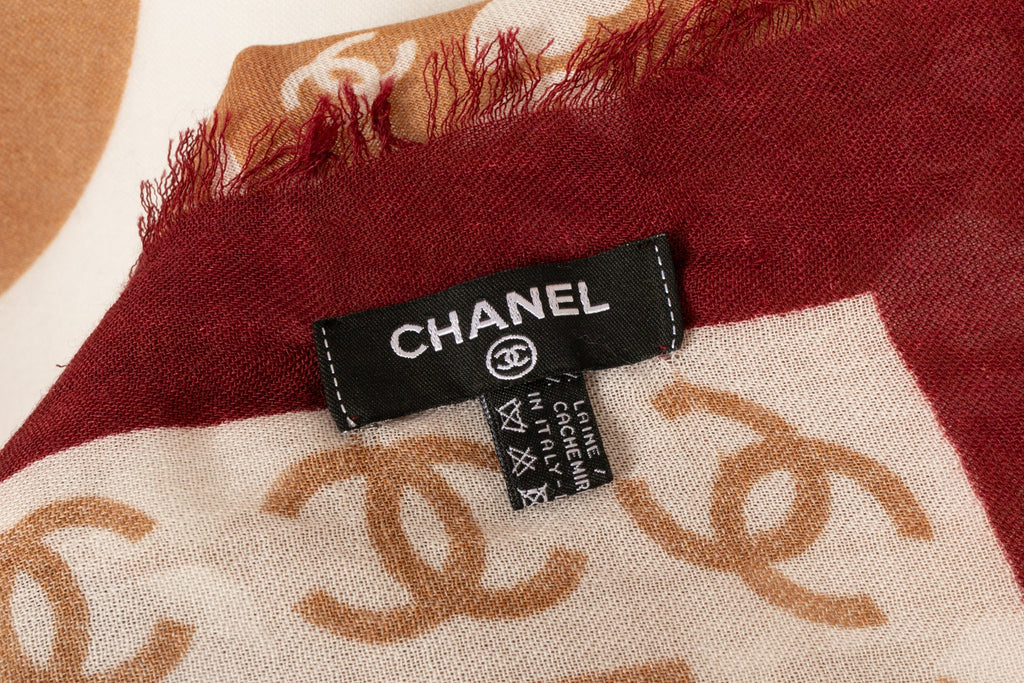 Foulard / ÃƒÆ’Ã‚Â©tole en laine et cachemire Chanel