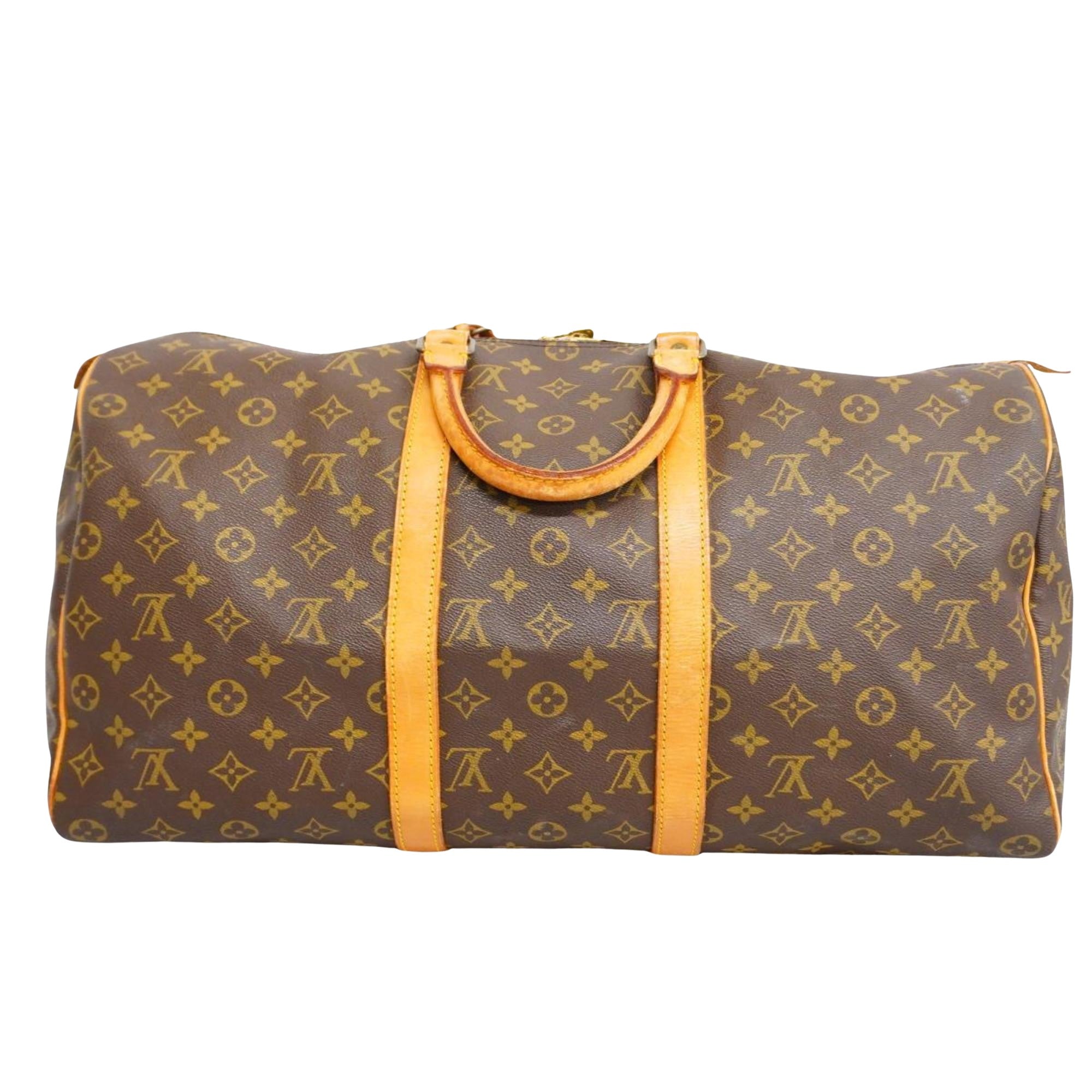 Louis Vuitton Keepall 50  Canvas Travel Bag ()
