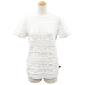 Louis Vuitton  Logo y RW212W White L Wool Italian Made  Apparel Women's Dress