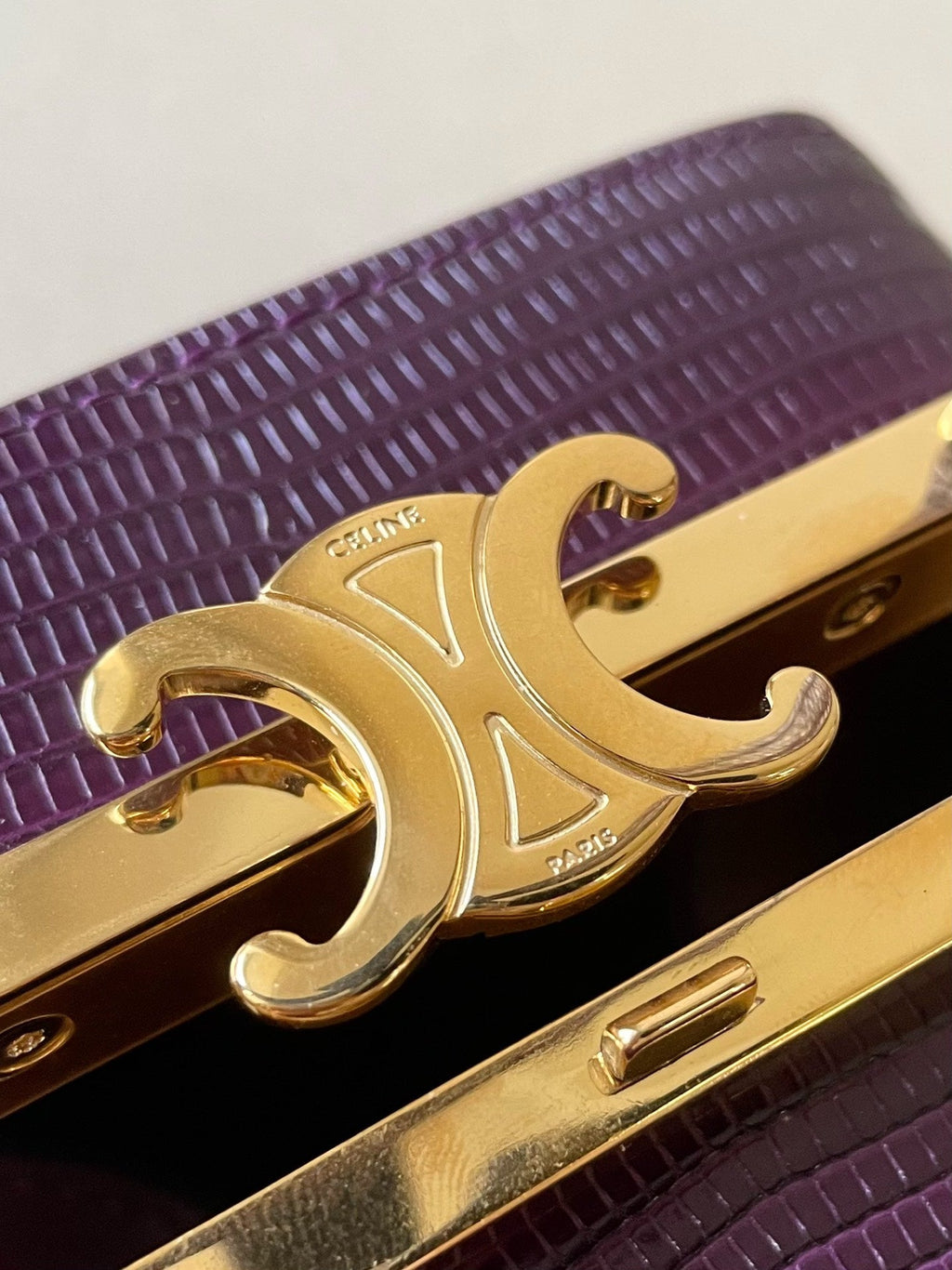 GLAMI Triomphe MinauGLAMIere In Lizard Violet For Women 4in/10cm