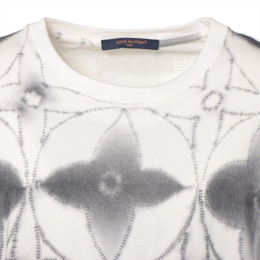 Louis Vuitton 23SS Cotton  L Mens Grey X White Monogram Flower Tidey RM231