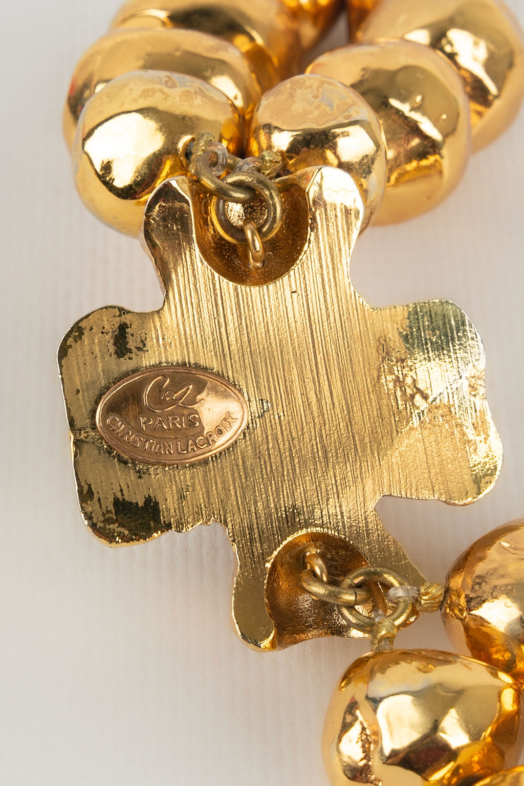 Bracelet de perles dorÃƒÆ’Ã‚Â©es Christian Lacroix