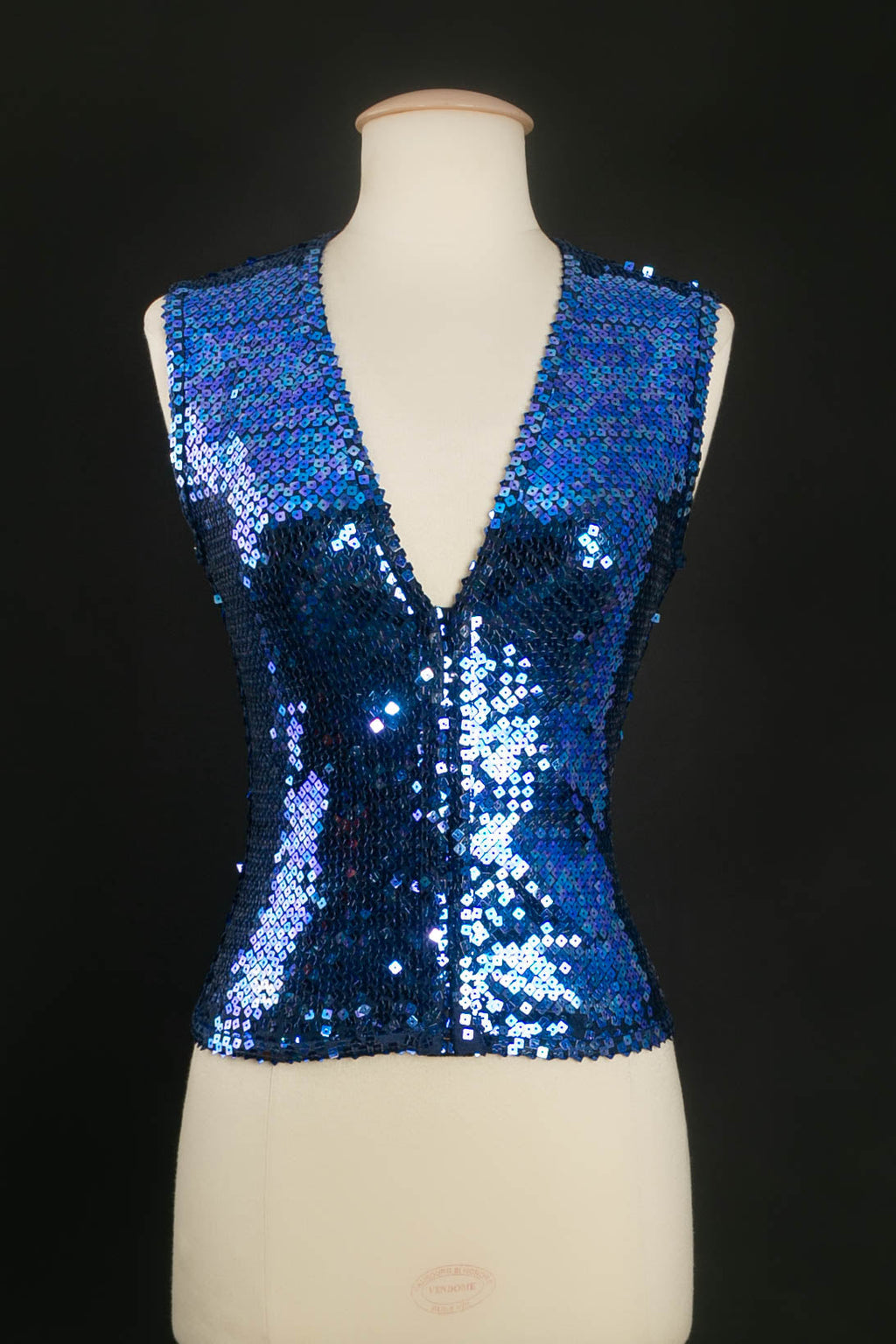 Gilet bleu ÃƒÆ’Ã‚Â  sequins Chantal Thomass