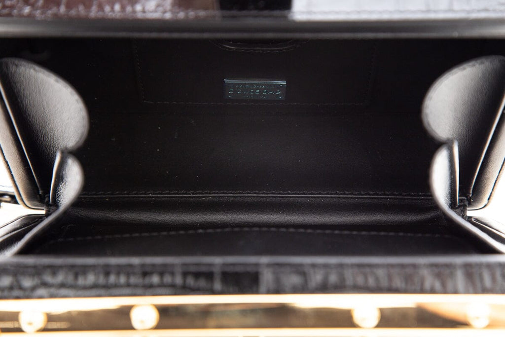 Dolce & Gabbana Black & Gold Dolce Box Handbag