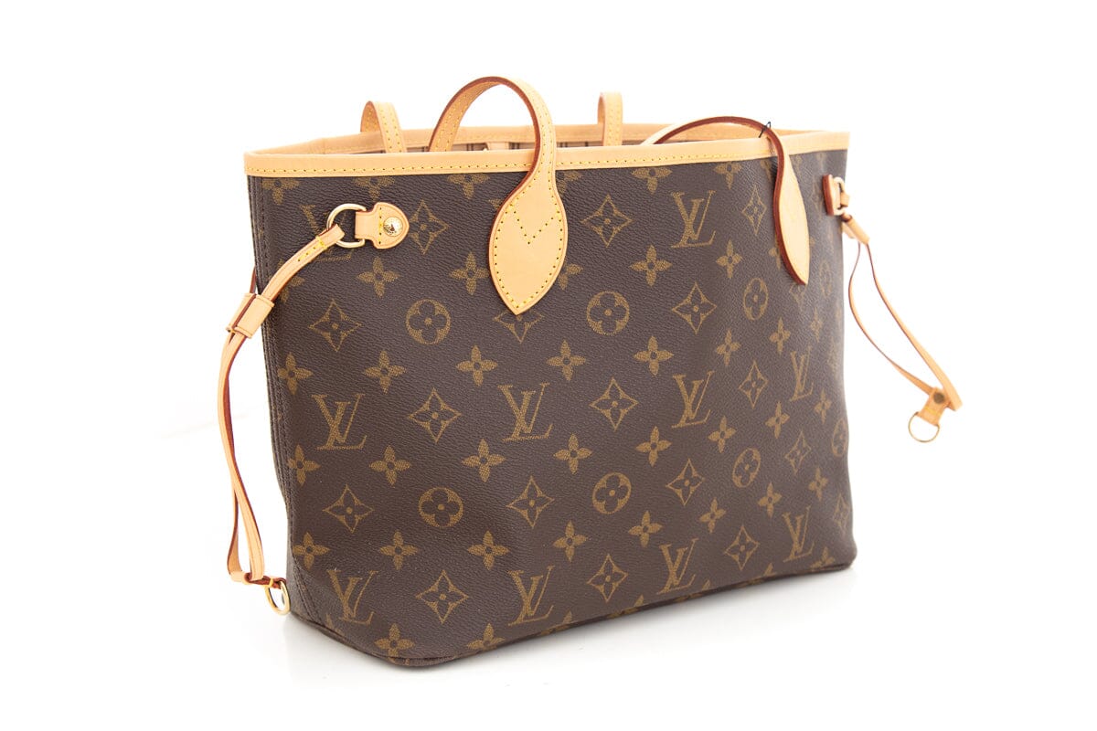 Louis Vuitton Brown Coated Canvas Neverfull PM Tote