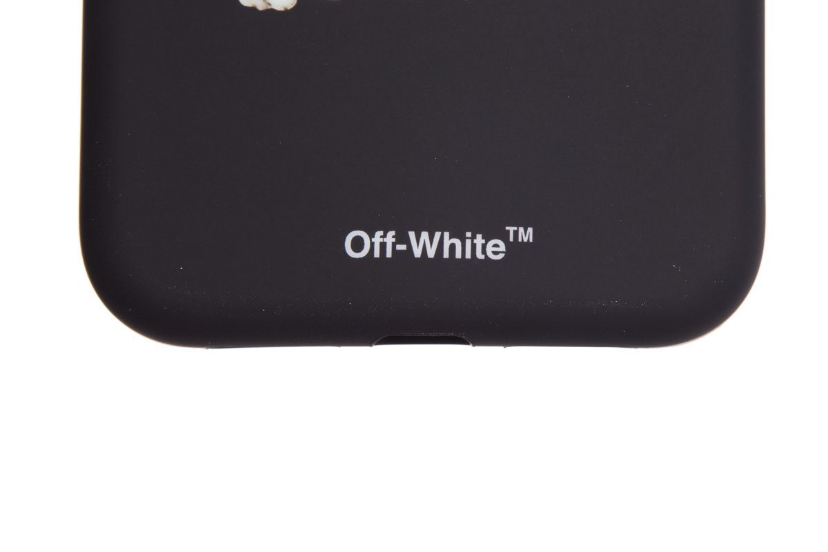 Off White Black Floral iPhone XR Case