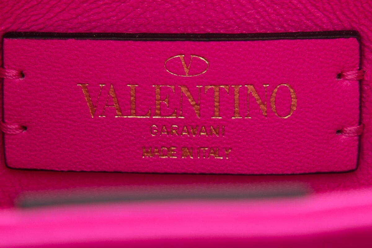 Valentino Garavani Hot Pink Roman Large Stud Handbag
