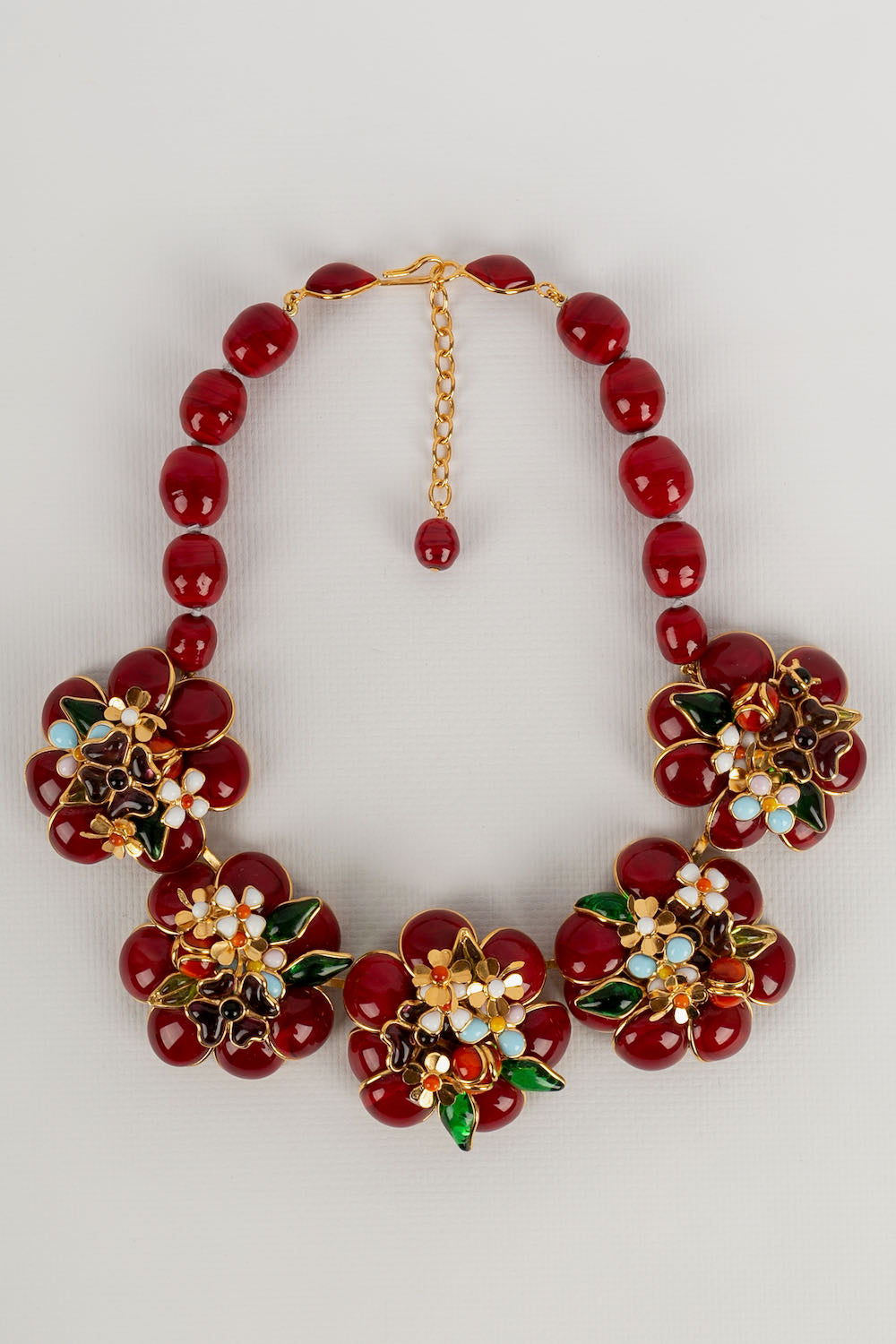 Collier fleurs Augustine