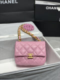 CHLMini GlamIap Bag Gold-Tone Metal PiNike Bag For Women 13cm/5in