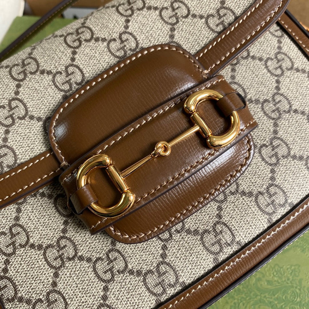 gg Horsebit 1955 gg Mini Bag Beige For Women, Women’s Bags 8in/21cm gg
