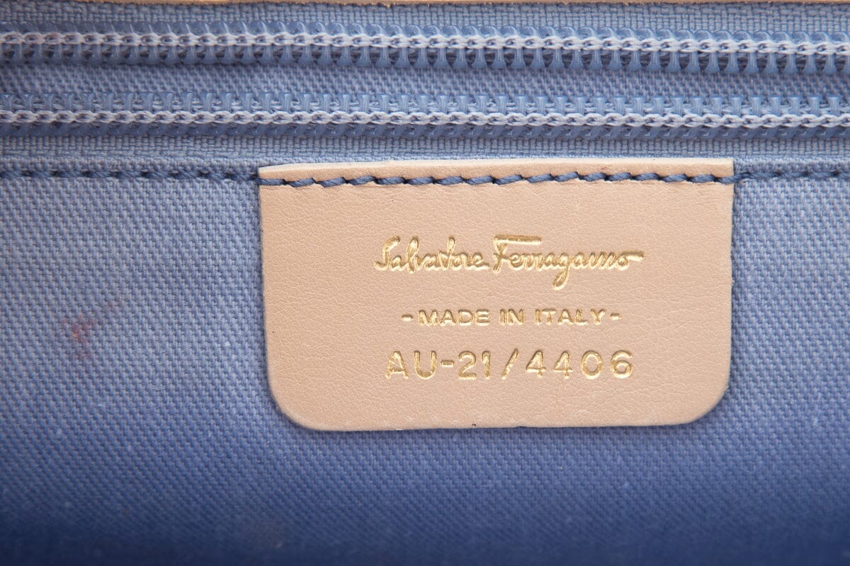 Salvatore Ferragamo Monica Gancini Shoulder Handbag