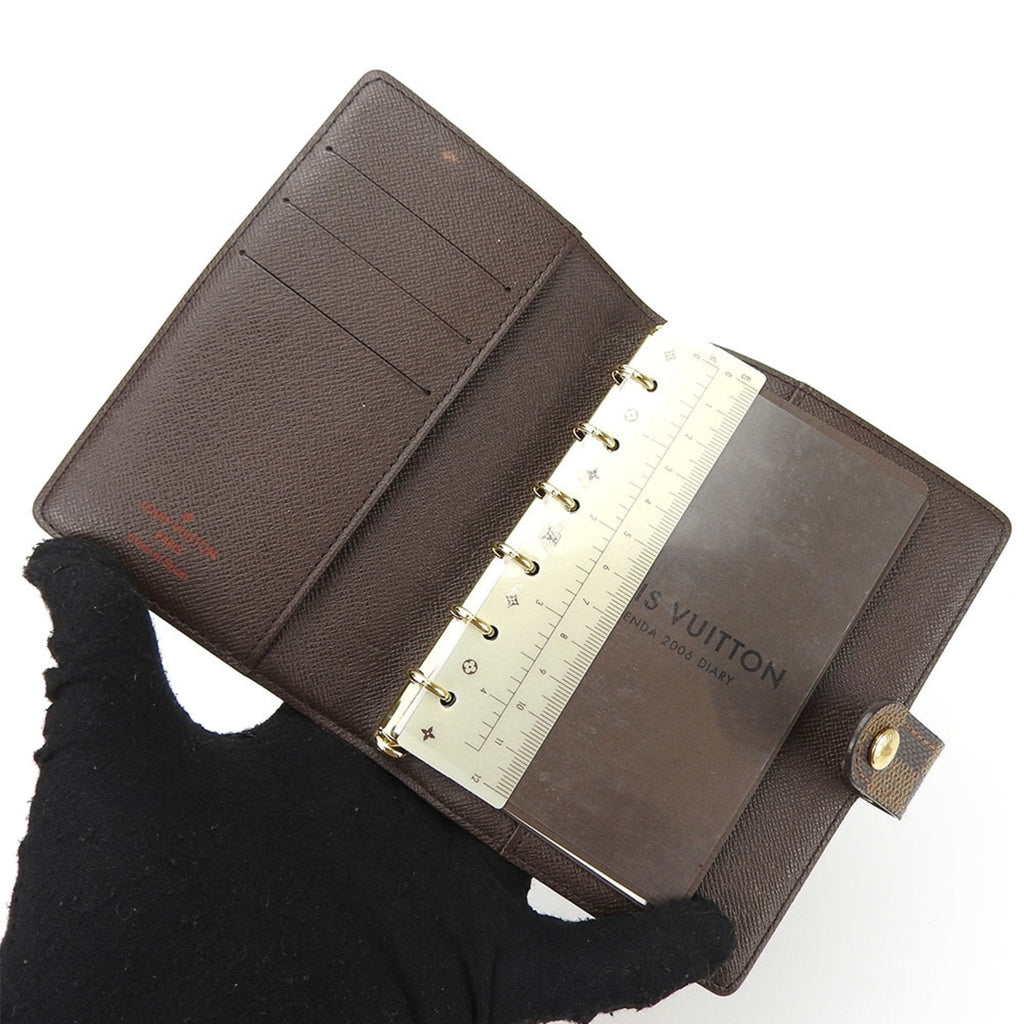 Louis Vuitton Couverture Agenda Fonctionnel Pm  Canvas Wallet  ()