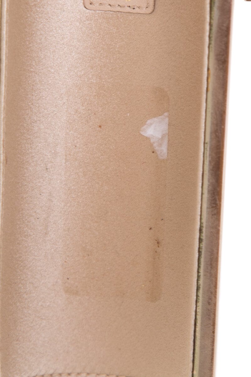 Jimmy Choo Black & Gold Cylinder Clutch
