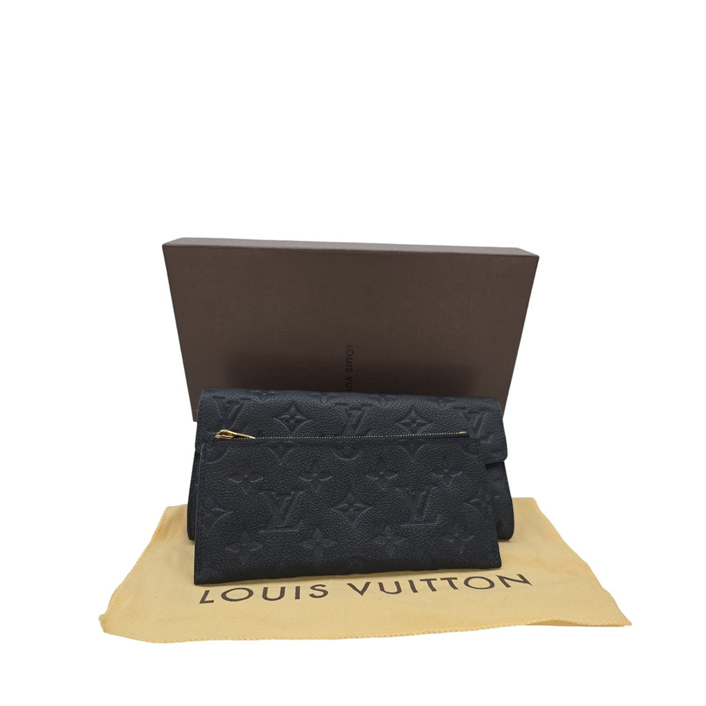 Louis Vuitton Monogram Empreinte Sarah Wallet w/ Pochette