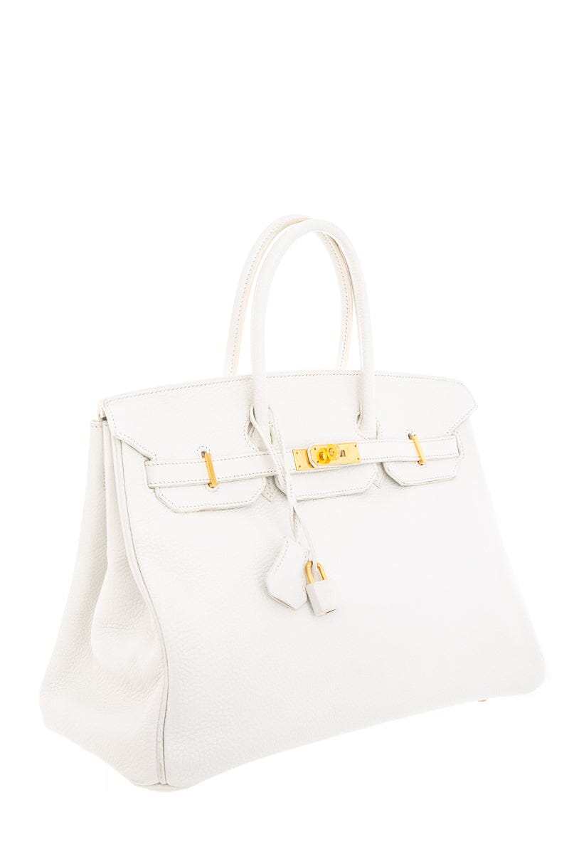 HermÃƒÆ’Ã‚Â¨s 2009 White 35CM Birkin Handbag