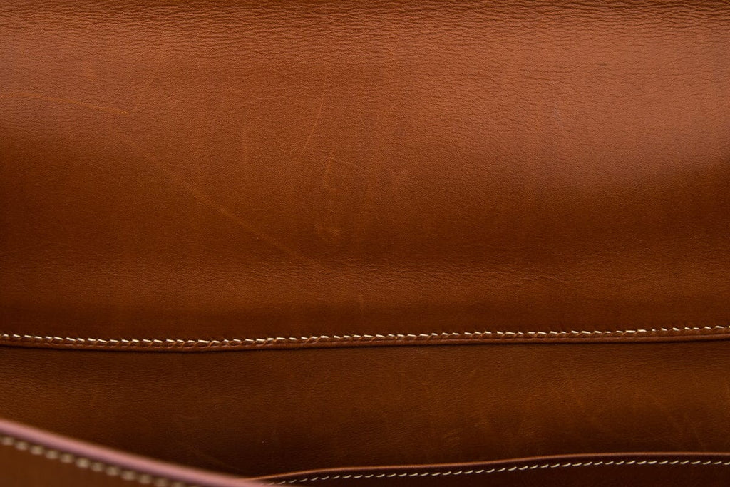 HermÃƒÆ’Ã‚Â¨s Vintage Kelly 40 Crinoline & Barenia Leather Handbag