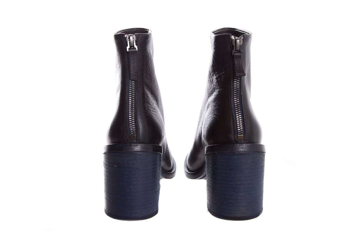 Marsell Black And Navy Booties SZ 7