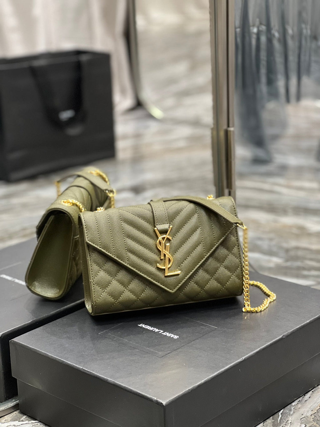 GLAMI Small Bag In Mix Matelasse For Women 8.2in/21cm YSL