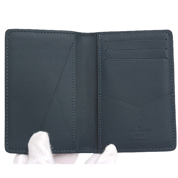 Louis Vuitton Card Case Organizer de Poche Blue Marine