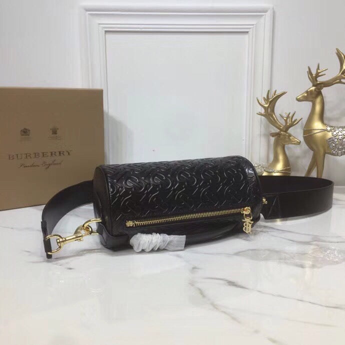 GLAMI Barrel Monogram Bag Black For Women, Bags 10in/27cm