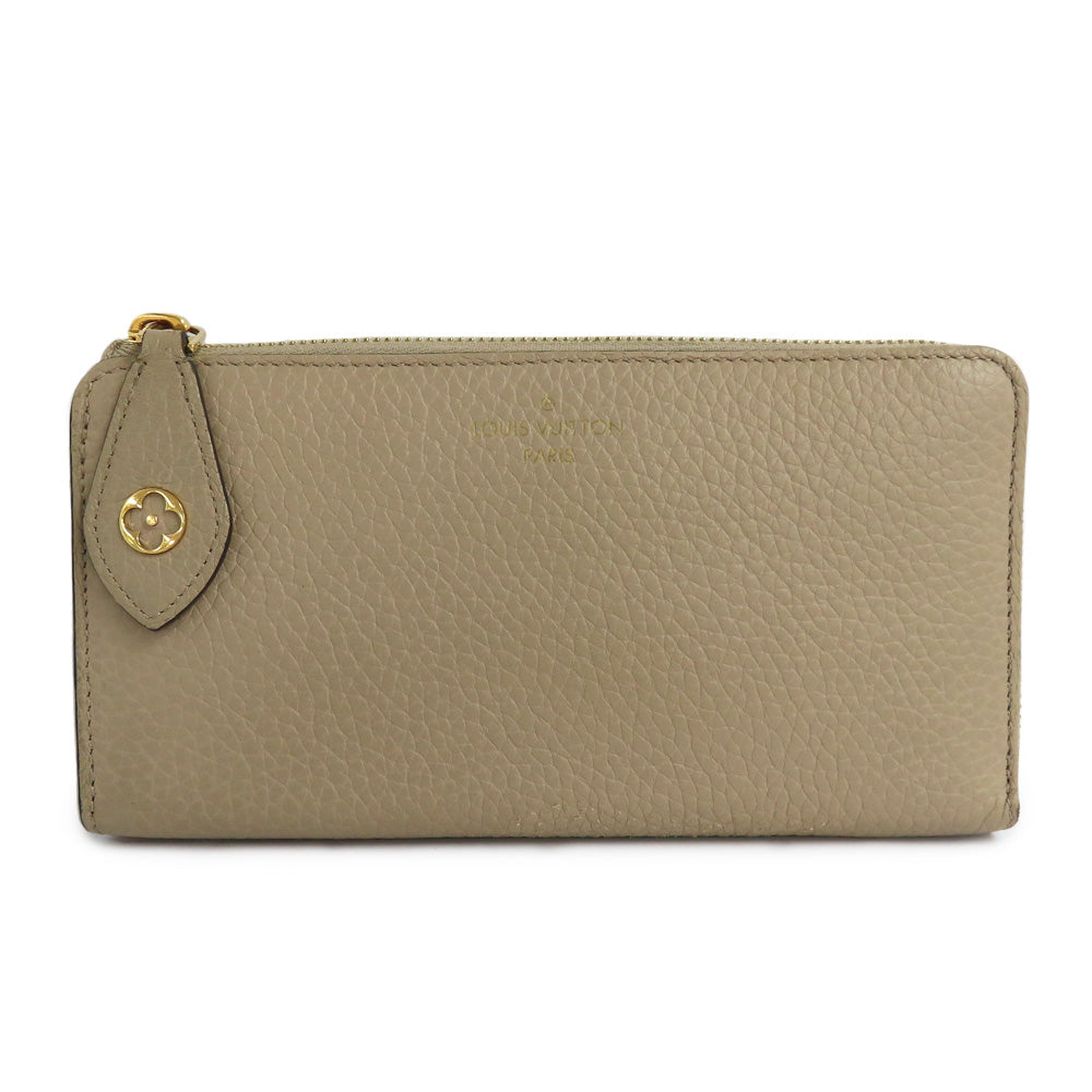 Louis Vuitton Portefolio Comet M63104  Leather Gr Beige G  L Word  Long Wallet  Unisex